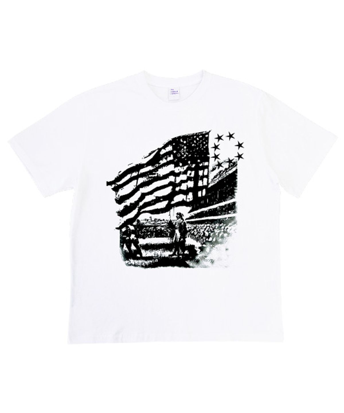 더콜디스트모먼트(THE COLDEST MOMENT) TCM flag T (white)