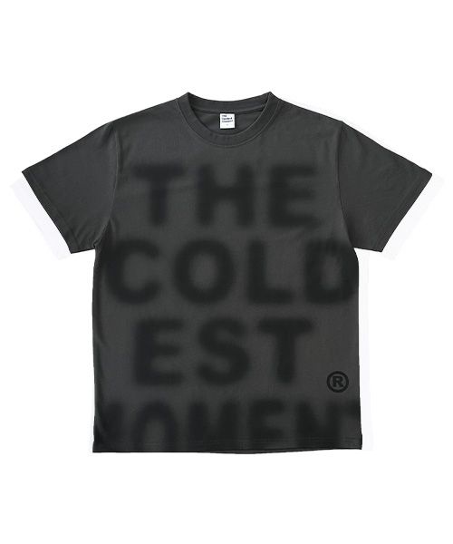 ★2024SS新作★THE COLDEST MOMENT★TCM blur logo T MUSINSA | THE COLDEST MOMENT TCM blur logo T (charcoal)