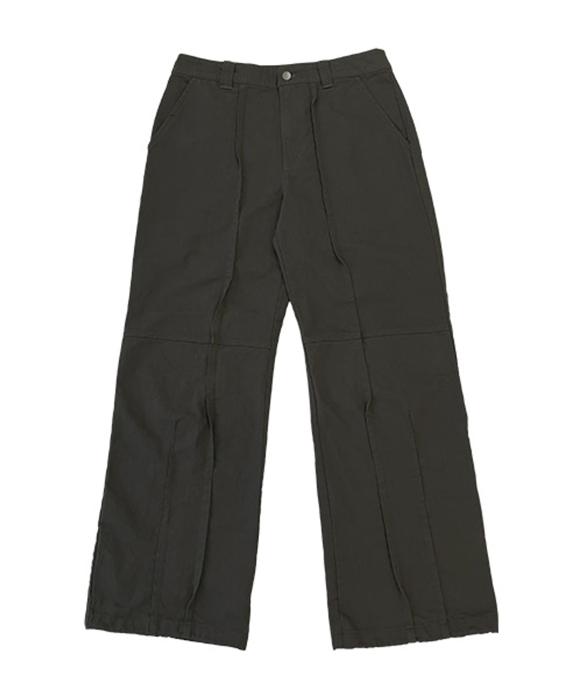 더콜디스트모먼트(THE COLDEST MOMENT) TCM stitch pants (khaki brown)
