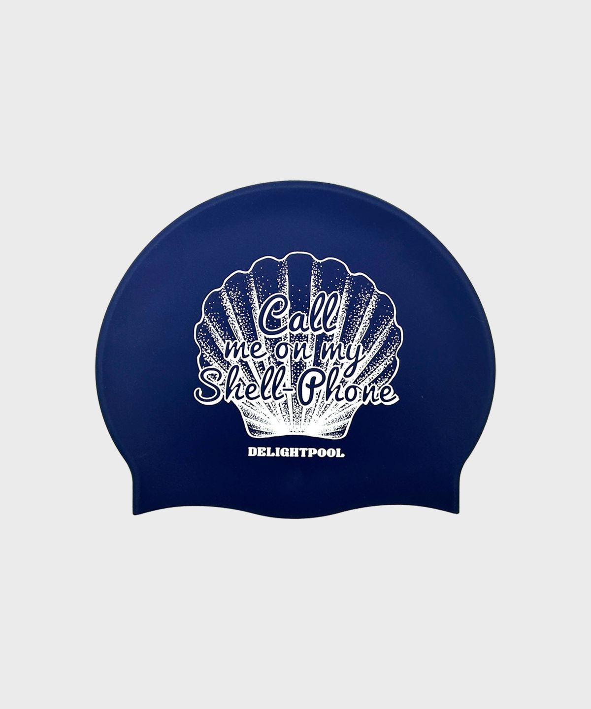 딜라잇풀(DELIGHTPOOL) Shell Phone Swim Cap - Navy