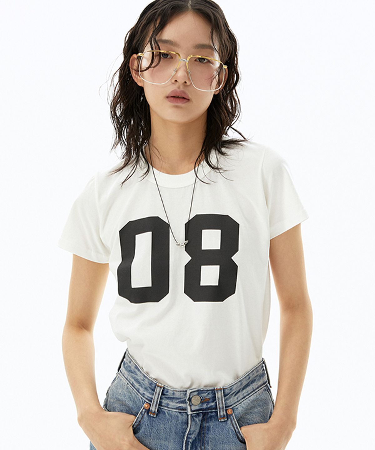 그린버터(GREENBUTTER) NO.08 Essential Tee (Ivory)