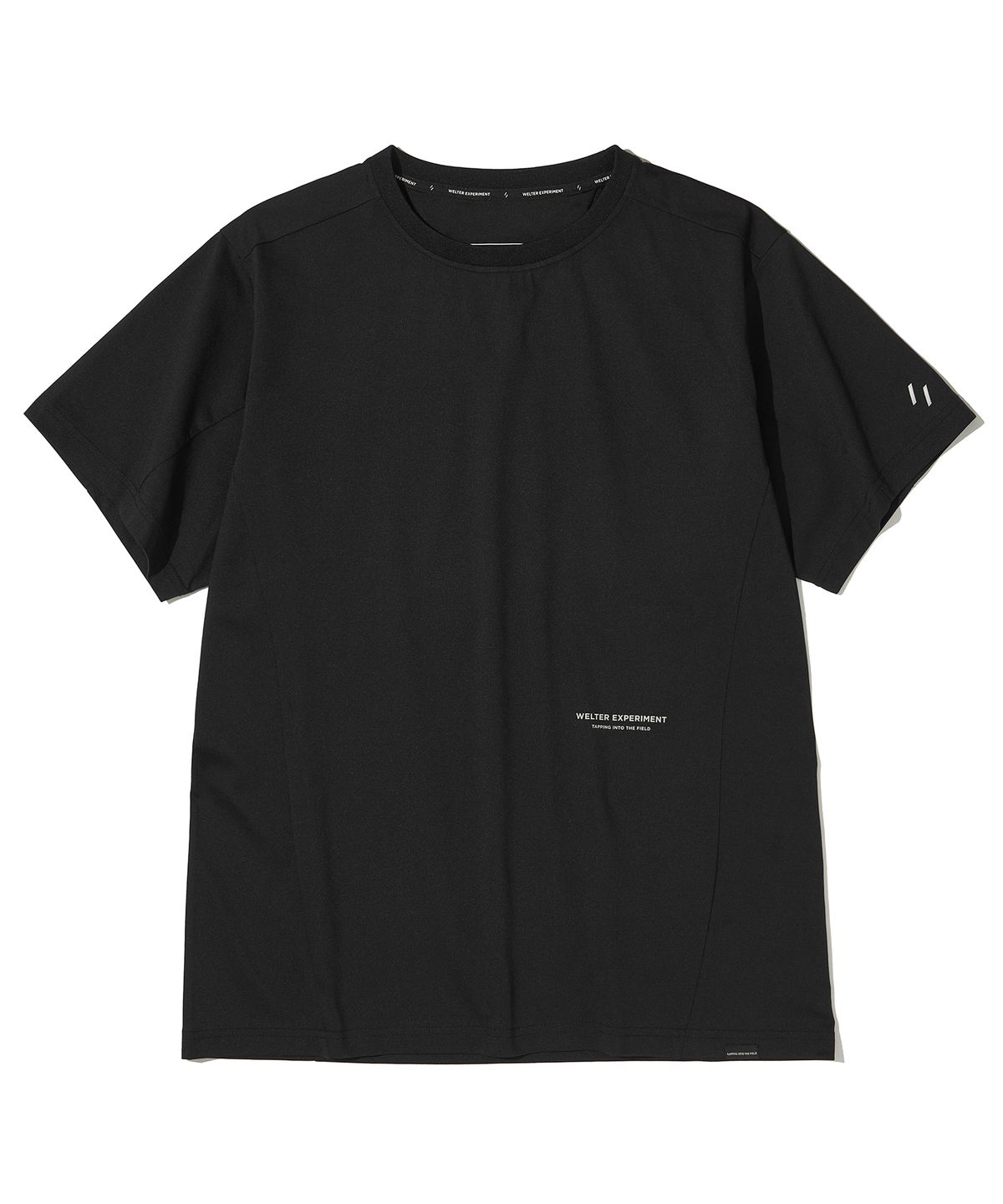 웰터 익스페리먼트(WELTER EXPERIMENT) PRESPA T-SHIRT_BLACK_WDT011