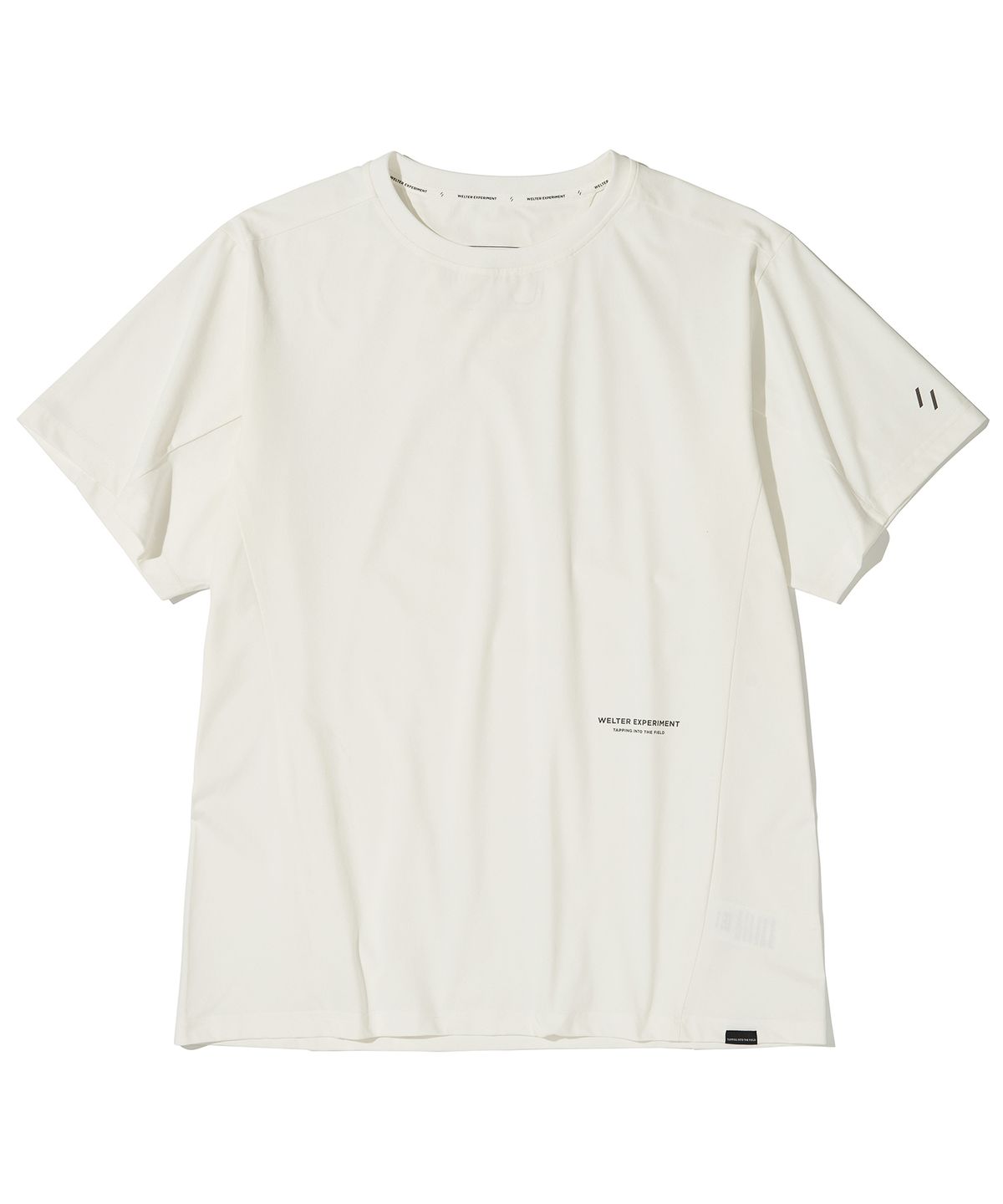 웰터 익스페리먼트(WELTER EXPERIMENT) PRESPA T-SHIRT_OFF WHITE_WDT012