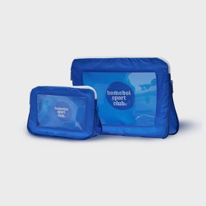 여행용 파우치 셋트 (Medium, Large) - blue