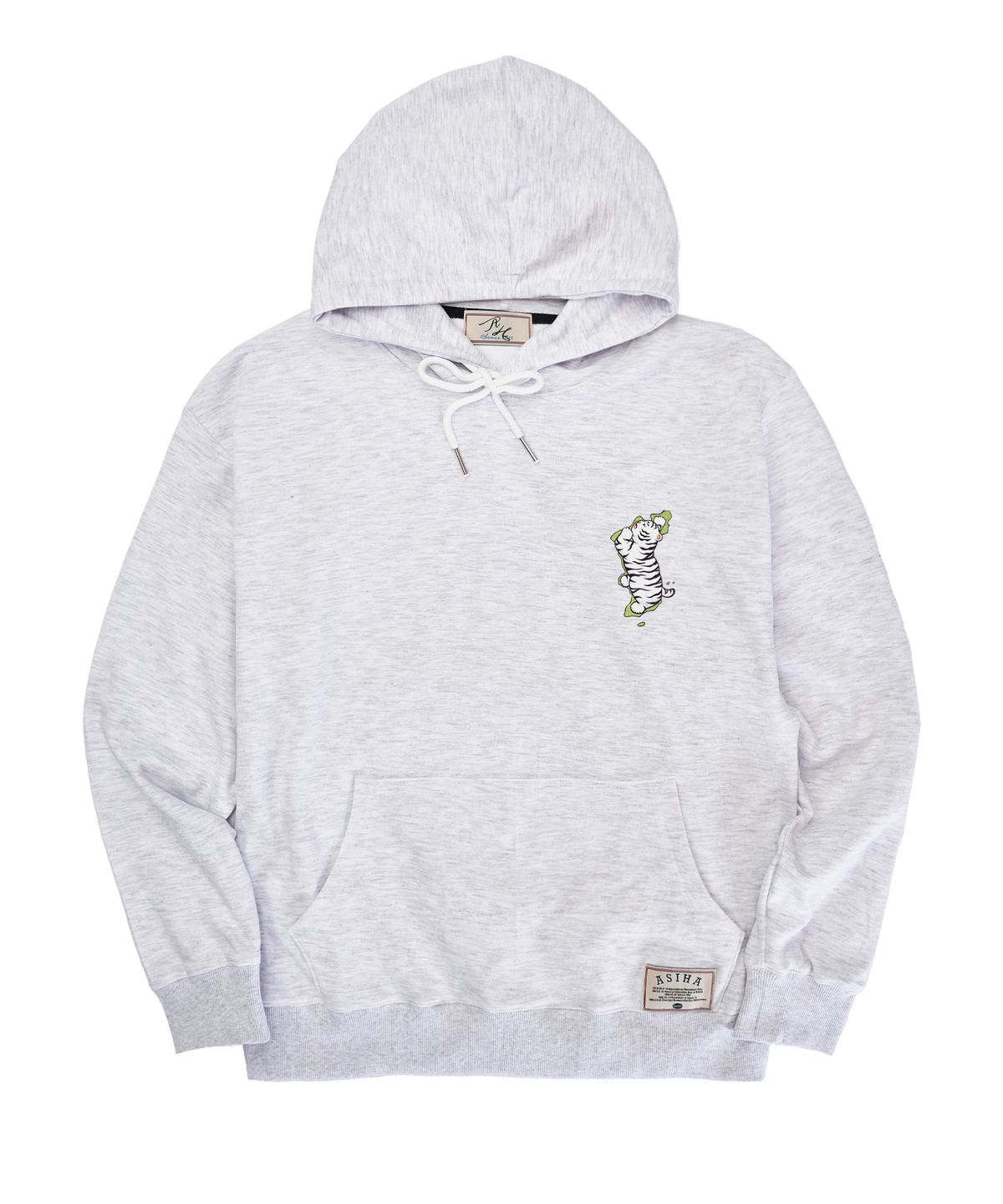 아시하(ASIHA) AH24-02HWH MAP OF KR HOODIE 아시하 지도 후디  White