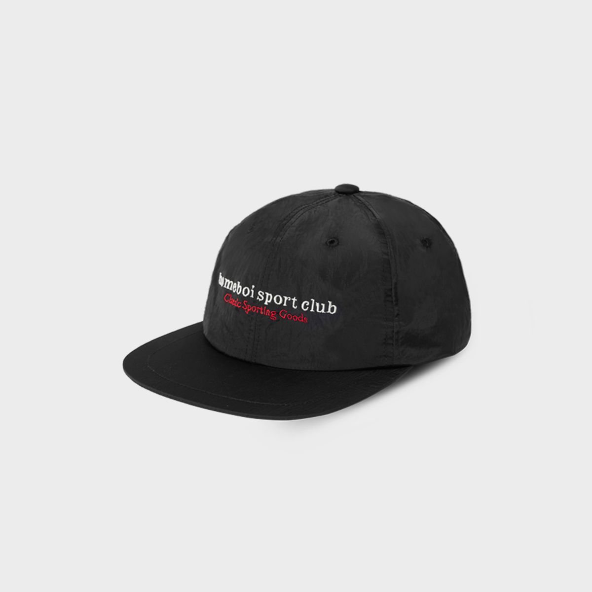 홈보이스포츠클럽(HOMEBOI SPORT CLUB) Nylon Logo Cap - 블랙