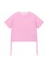 소로나 크롭 반팔 티셔츠-핑크