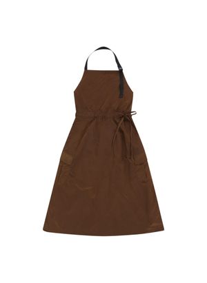 OG 나일론 에어프런 원피스-버건디