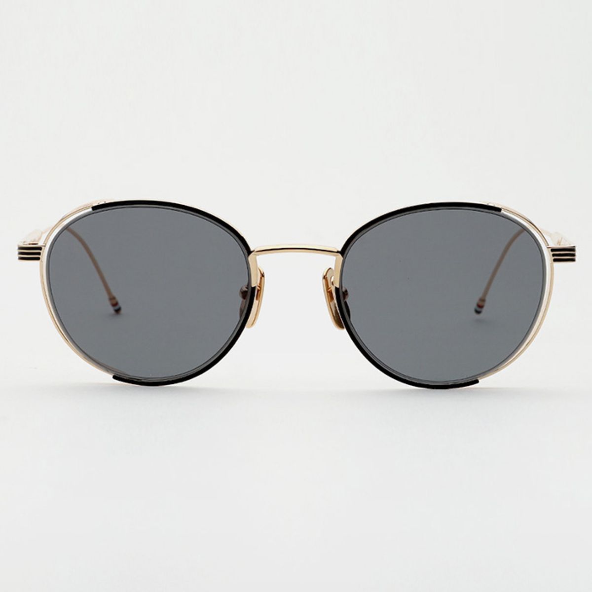 톰브라운 아이웨어(THOM BROWNE EYEWEAR) TB-106-A-BLK-GLD-50