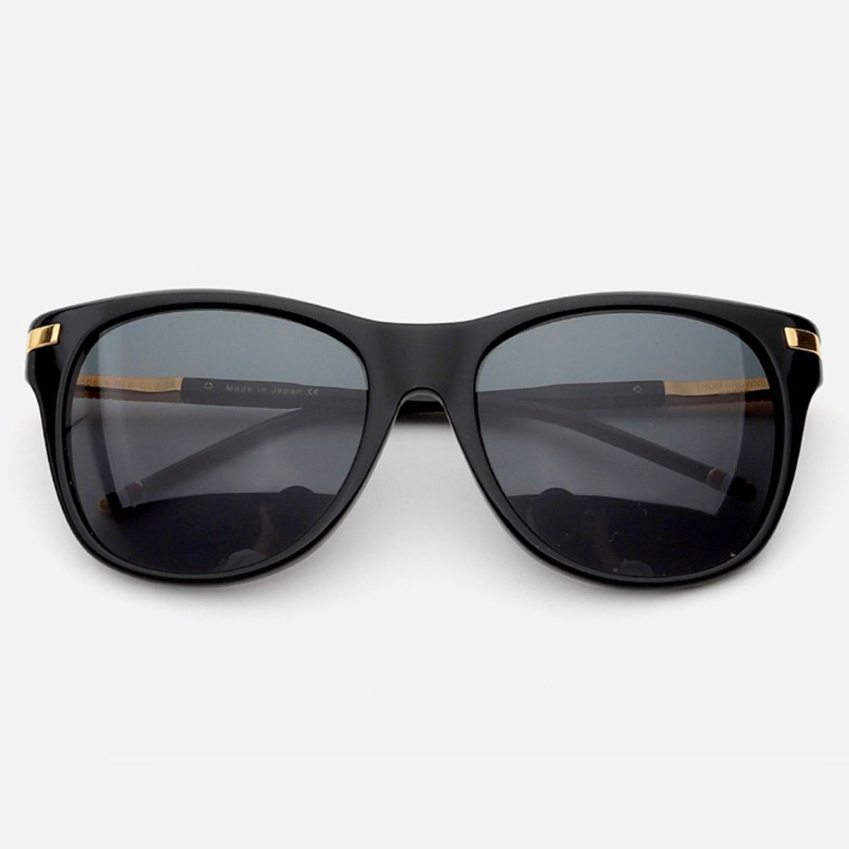 톰브라운 아이웨어(THOM BROWNE EYEWEAR) TB-506-A-BLK-GLD-56