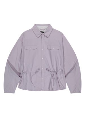 OG 나일론 크롭 셔츠-라벤더
