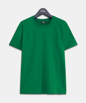 베이직 스탠다드핏 코마사 30수 반팔 티셔츠 그린