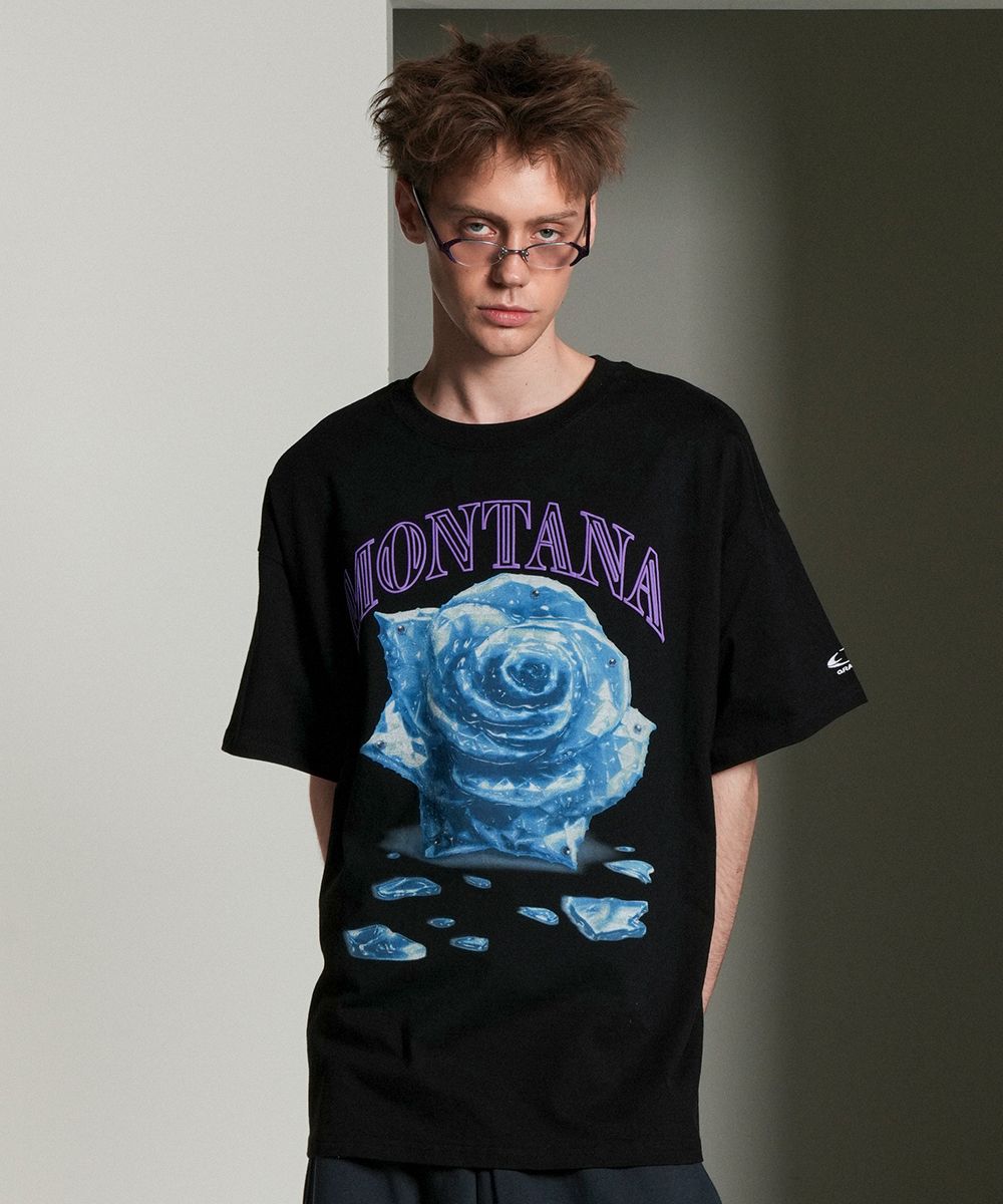 【GRAILZ】BROKEN ROSE T-SHIRTS [BLACK] MUSINSA | GRAILZ BROKEN ROSE T-SHIRTS [BLACK]