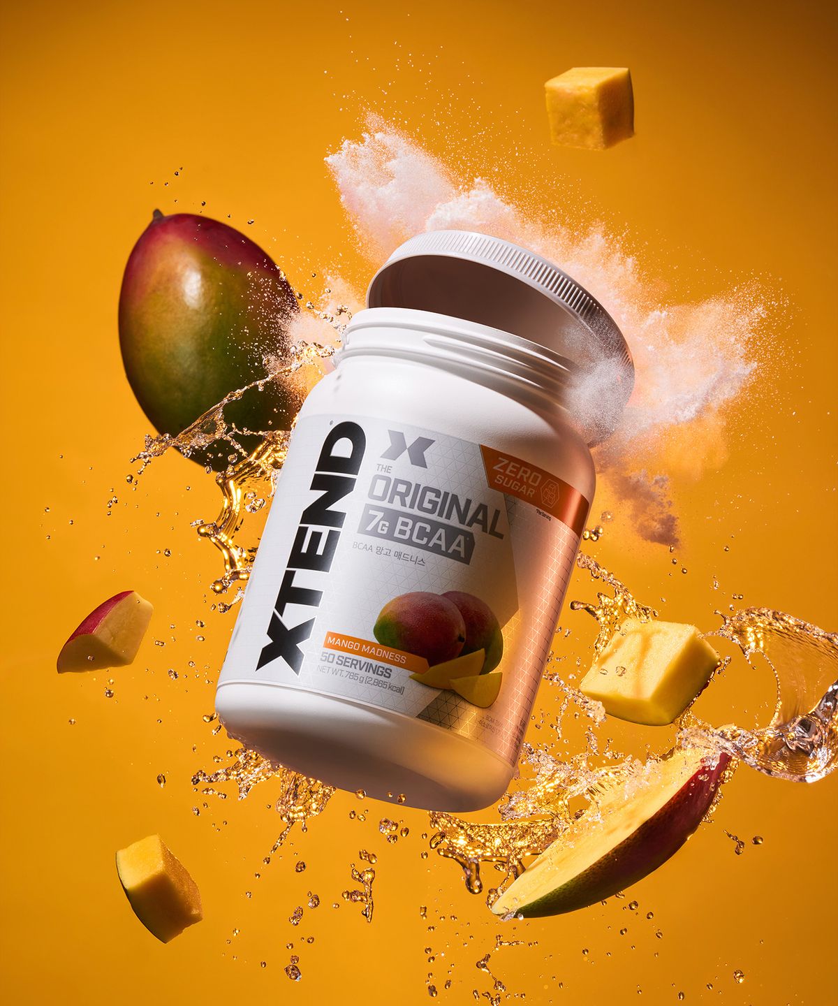 엑스텐드(XTEND) 고함량 bcaa 7000mg 엑스텐드 제로슈가  망고맛 50회분