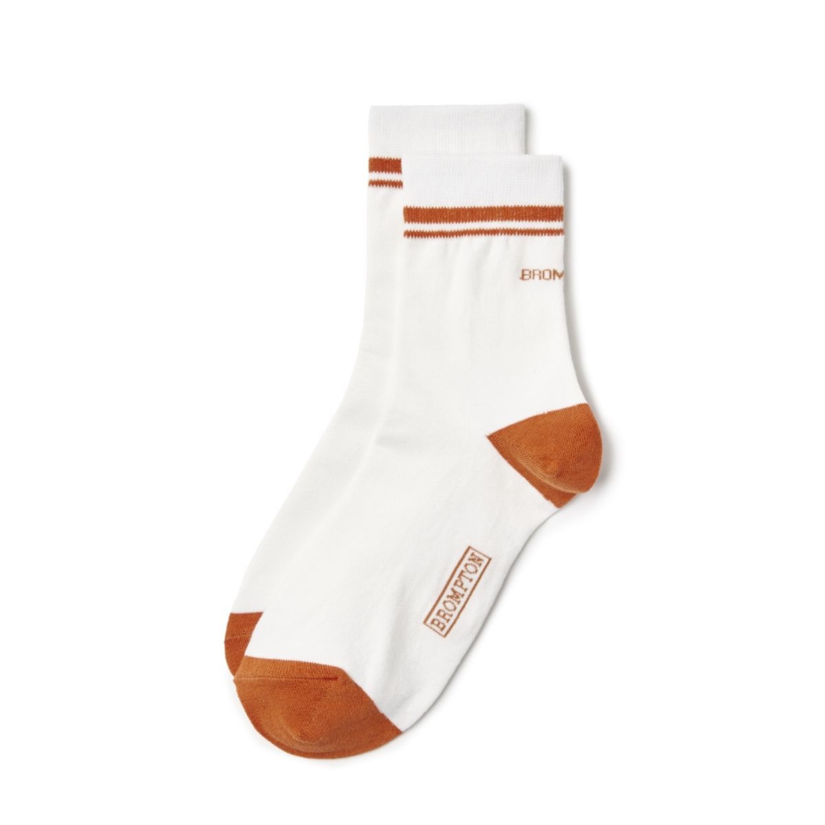 브롬톤 런던(BROMPTON LONDON) BROMPTON SOCKS 1 - ORANGE (P245ASO201)