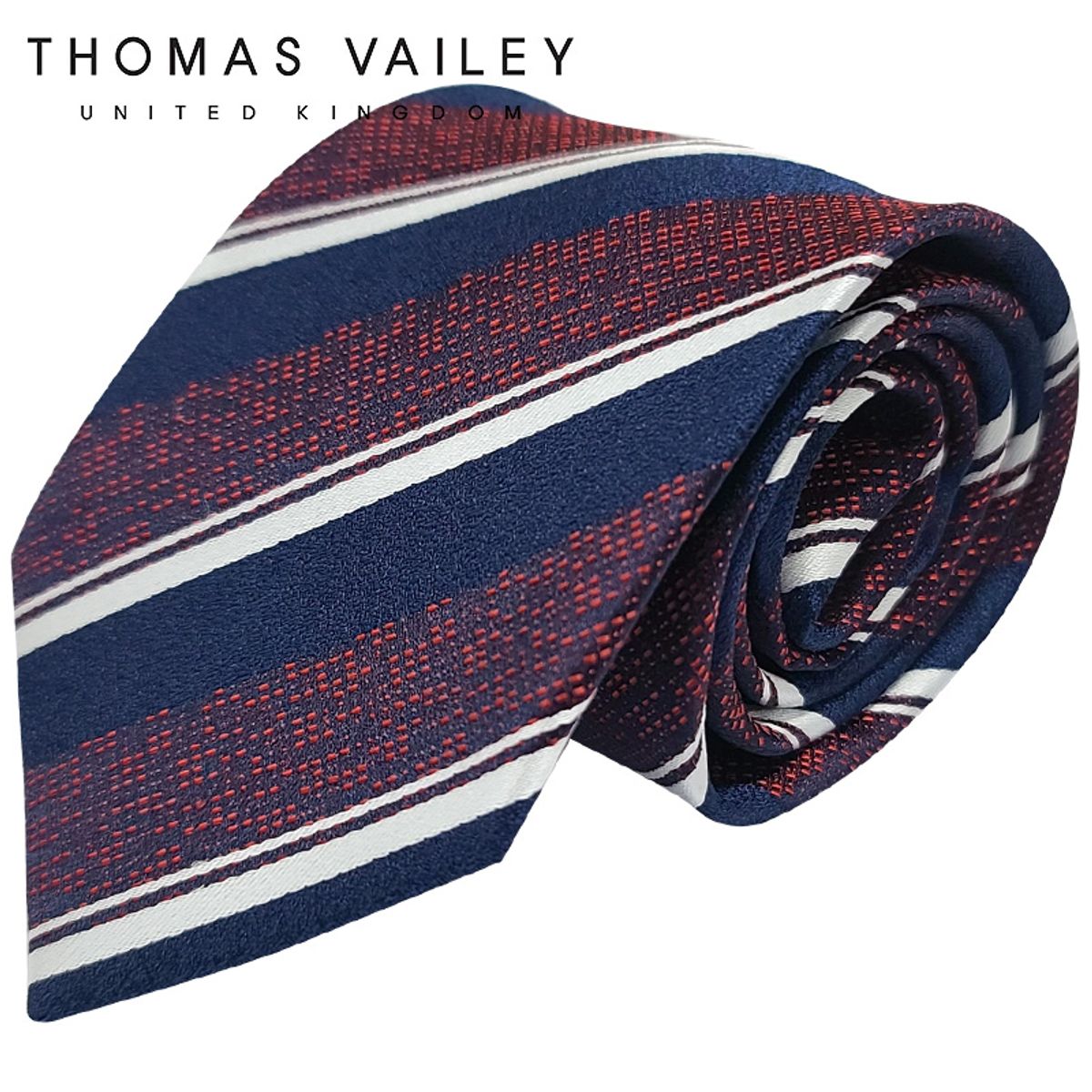 토마스 베일리(THOMAS VAILEY) 패션넥타이-탱고 와인 8cm