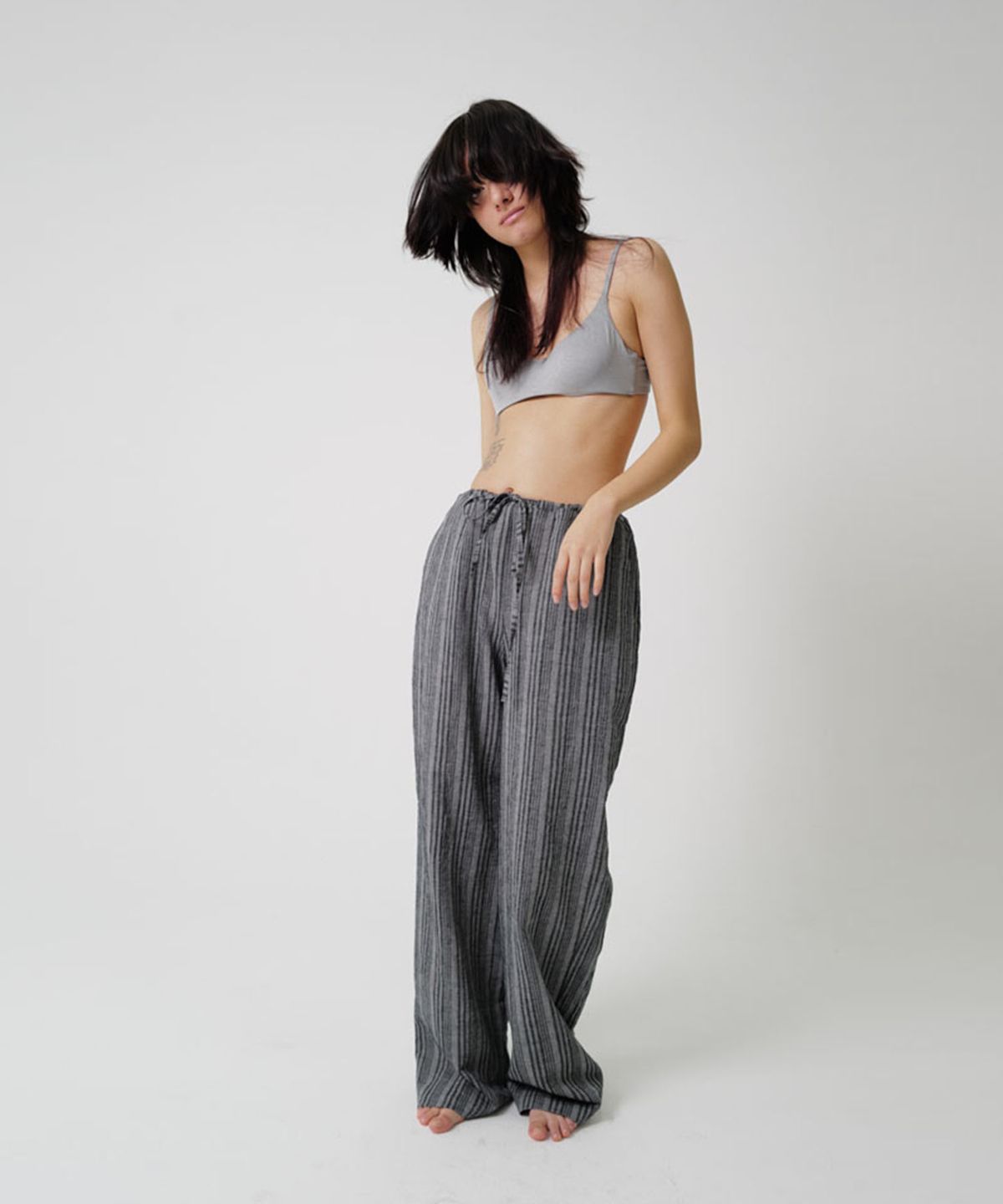수수무(SUSUMU) SHIRTS PANTS - black grey