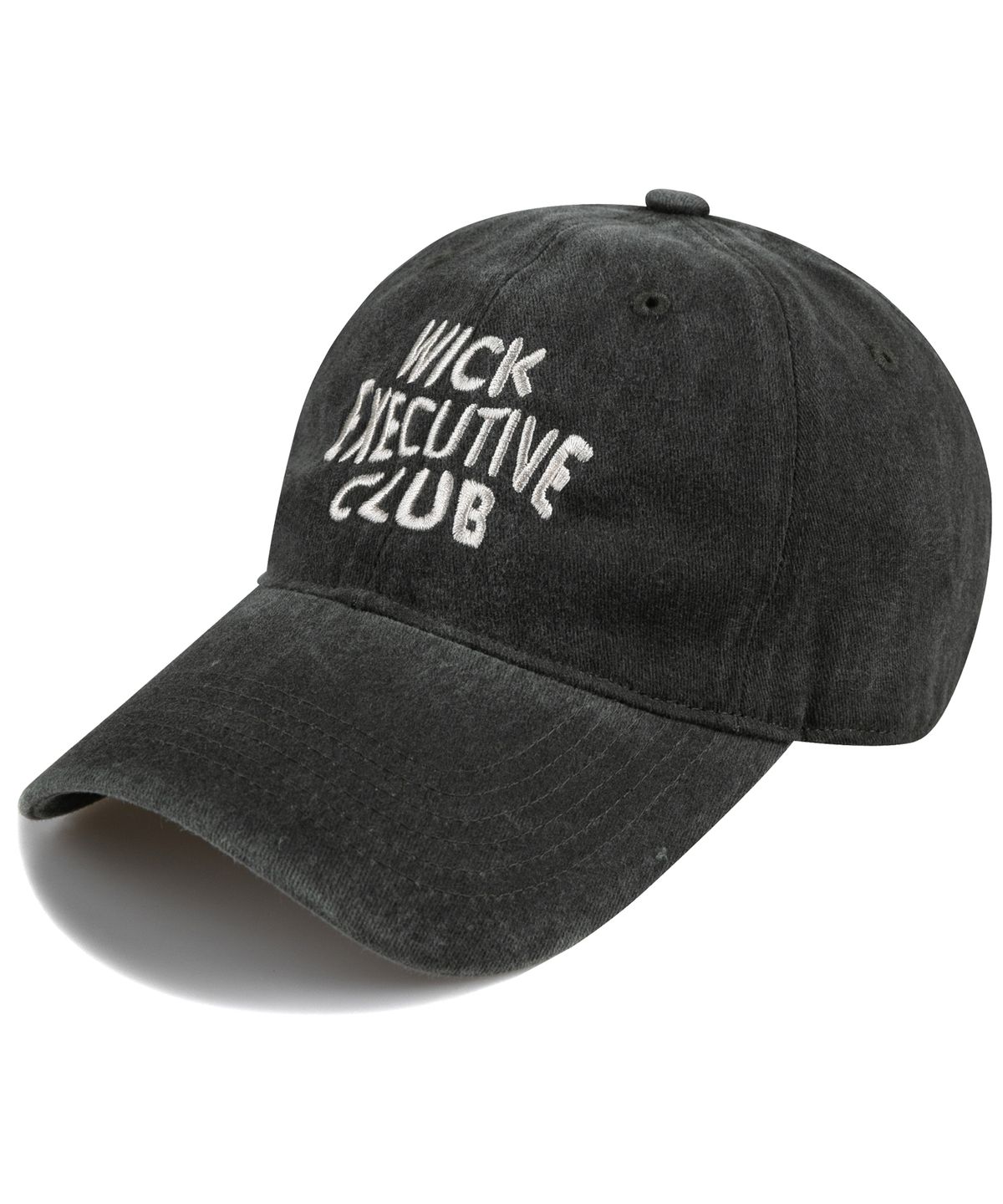 윅(WICK) EXECUTIVE CLUB 웨이브 스톤 워시드 볼캡-차콜