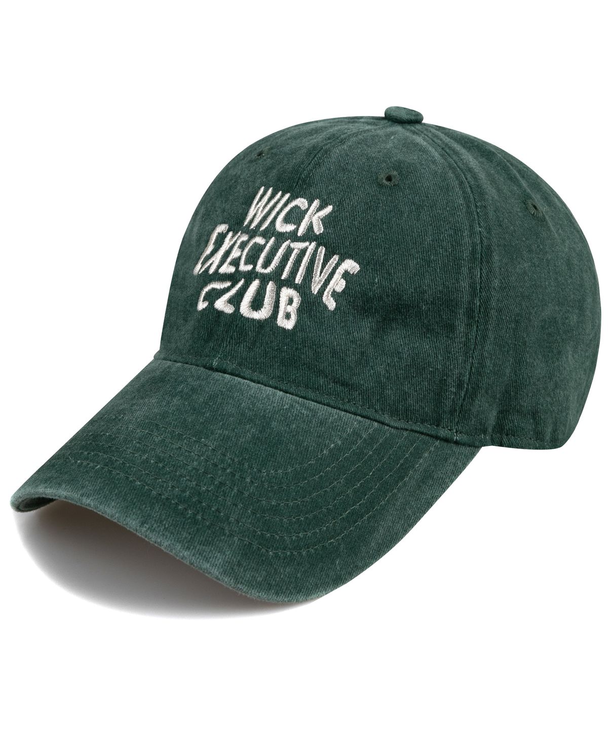 윅(WICK) EXECUTIVE CLUB 웨이브 스톤 워시드 볼캡-그린