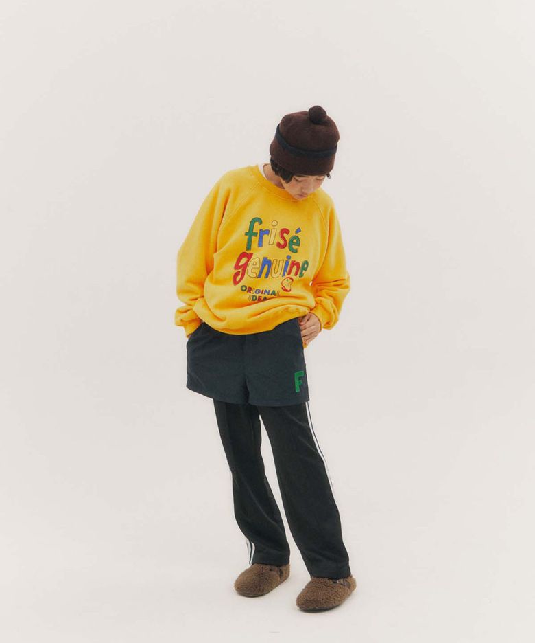 래글런맨투맨_옐로우_키즈