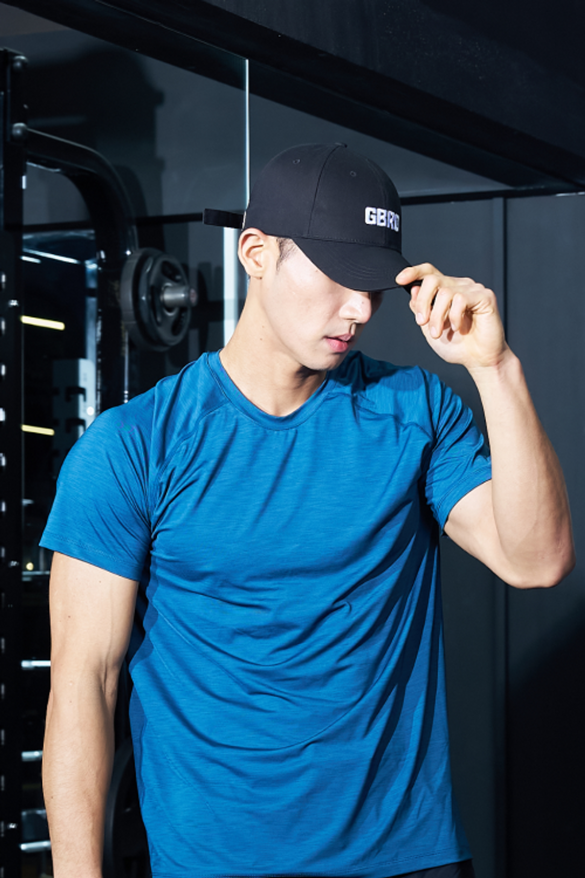 짐브로(GBRO) 짐브로 스몰로고 소두효과 하드 볼캡