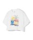 (우먼) SUNSHINE PARADISE 크롭 반팔 티셔츠_화이트