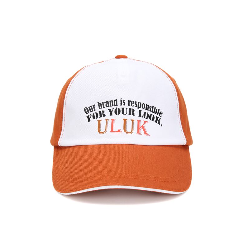 롱알제리 프린트 코튼 볼캡_Orange