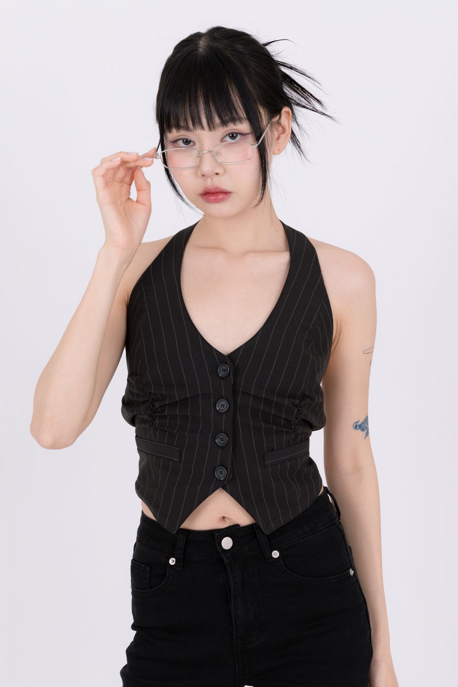 MUSINSA公式 | NAAIEEN Lovely chic backless tailored vest