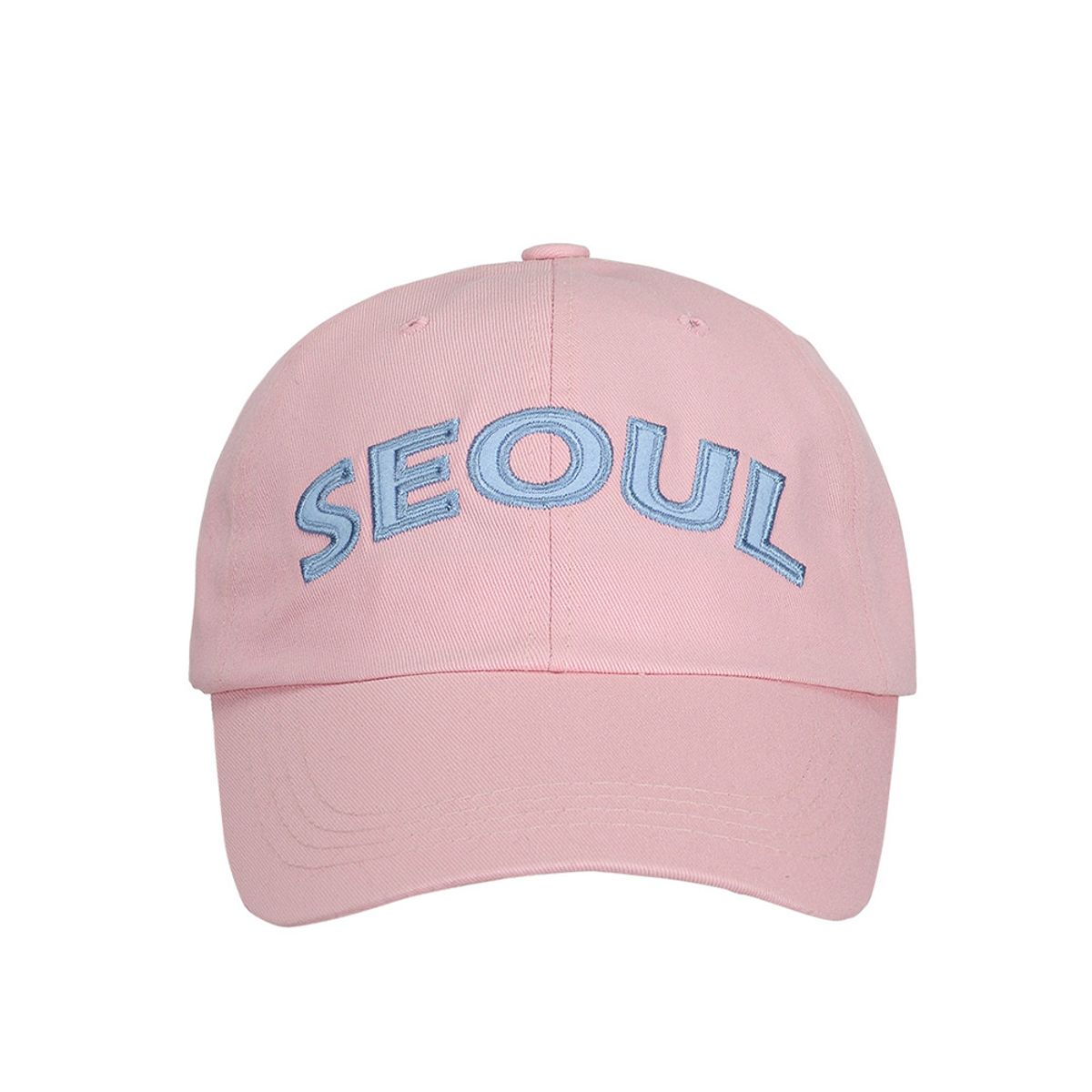 유룩(ULUK) 유룩 서울 자수 코튼 볼캡 _Pink