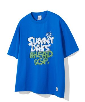 SUNNY DAYS 반팔 티셔츠_블루