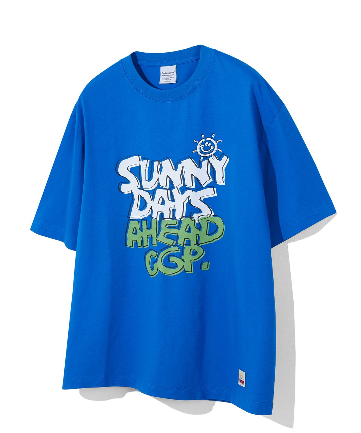코드그라피(CGP) SUNNY DAYS 반팔 티셔츠_블루