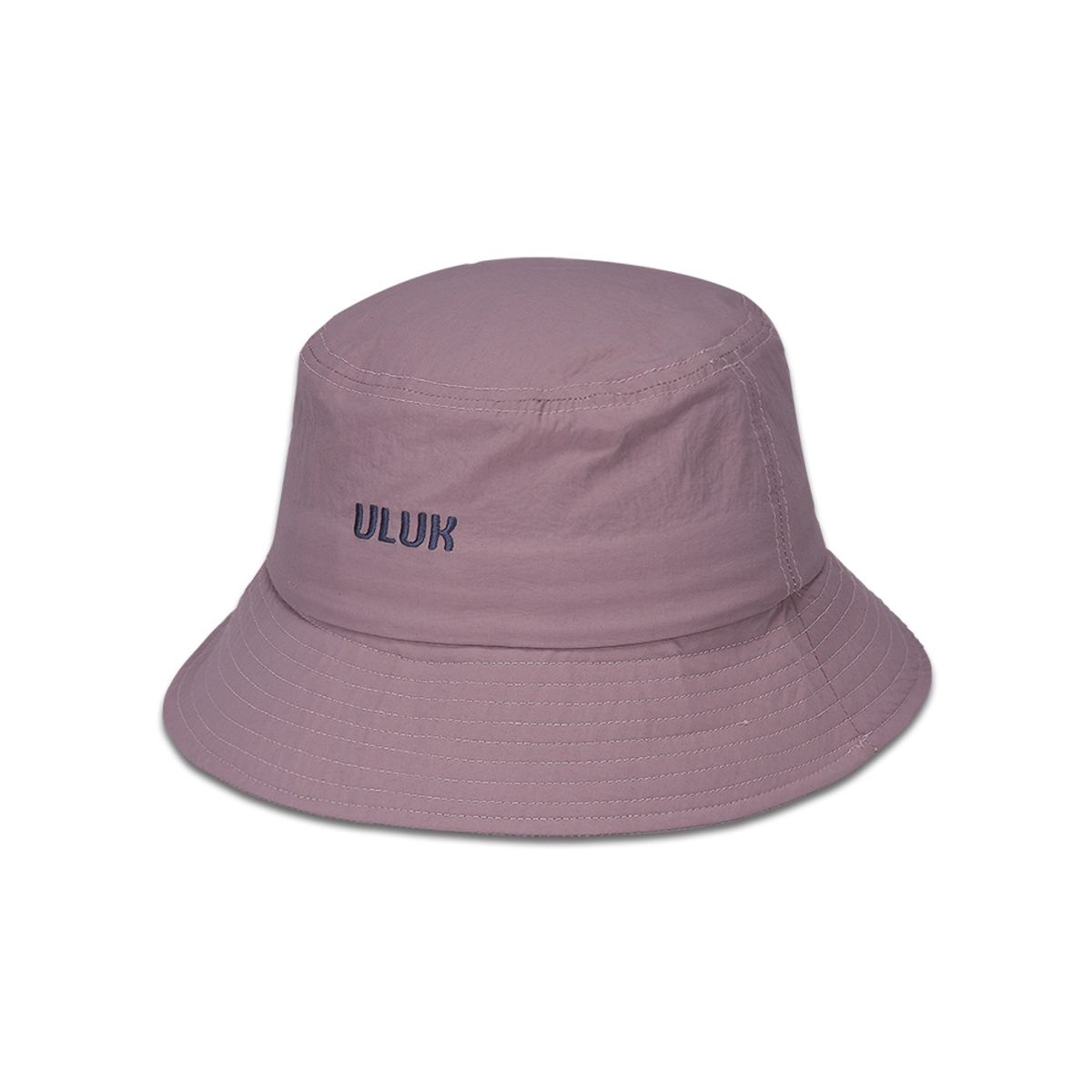 유룩(ULUK) 에션셜 자수 폴리 버킷햇_Pink