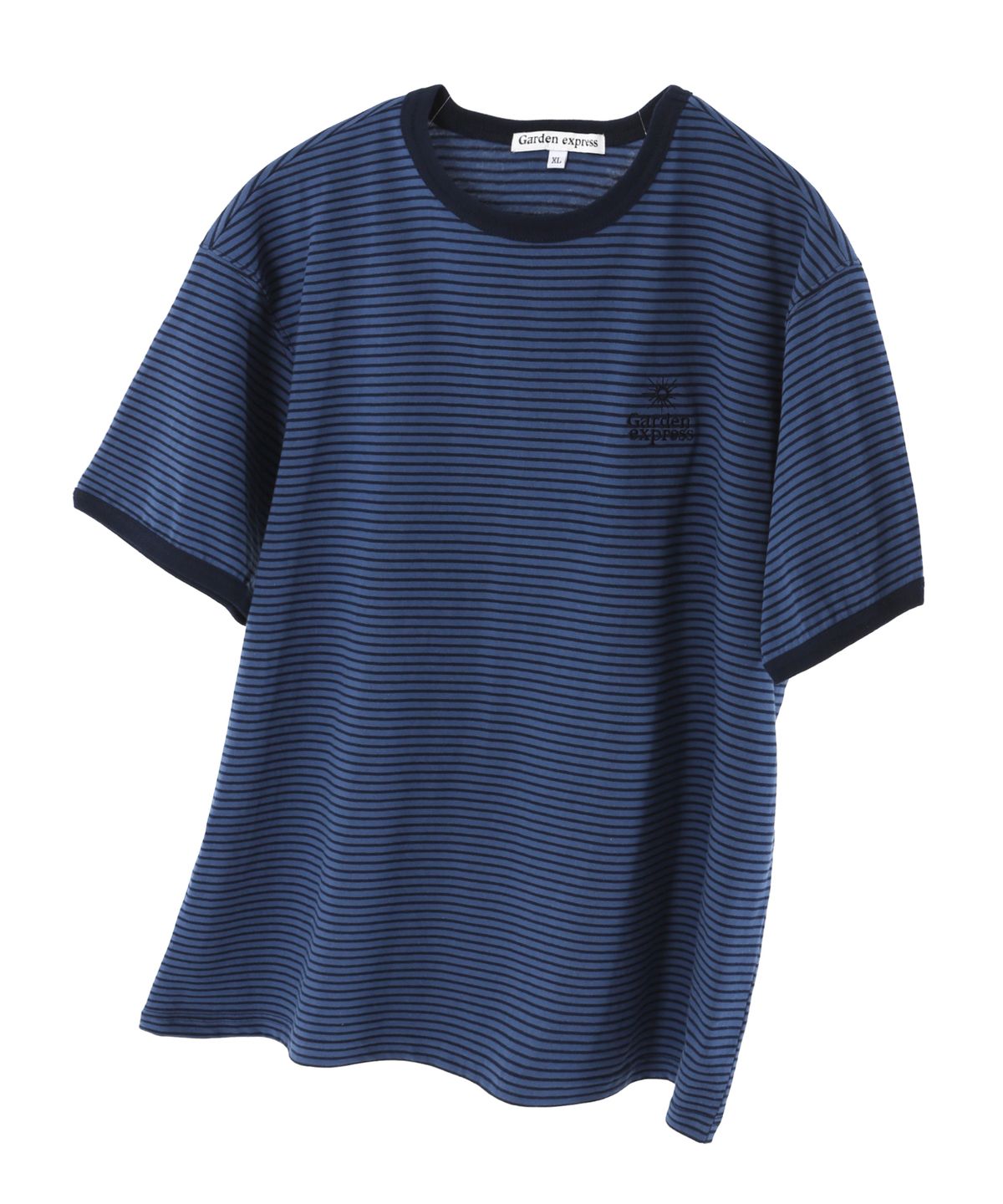 가든익스프레스(GARDEN EXPRESS) GARDEN SYMBOL STRIPE T-SHIRT (blue)