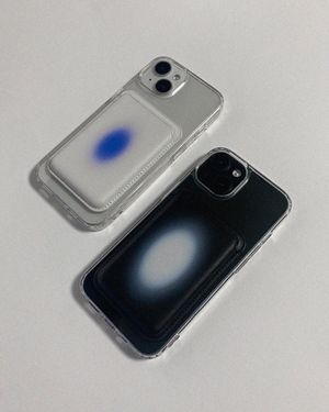 그라데이션 맥세이프 카드 가죽홀더 지갑