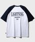 라이트닝 레글런 반팔티셔츠 화이트네이비 SOST2569