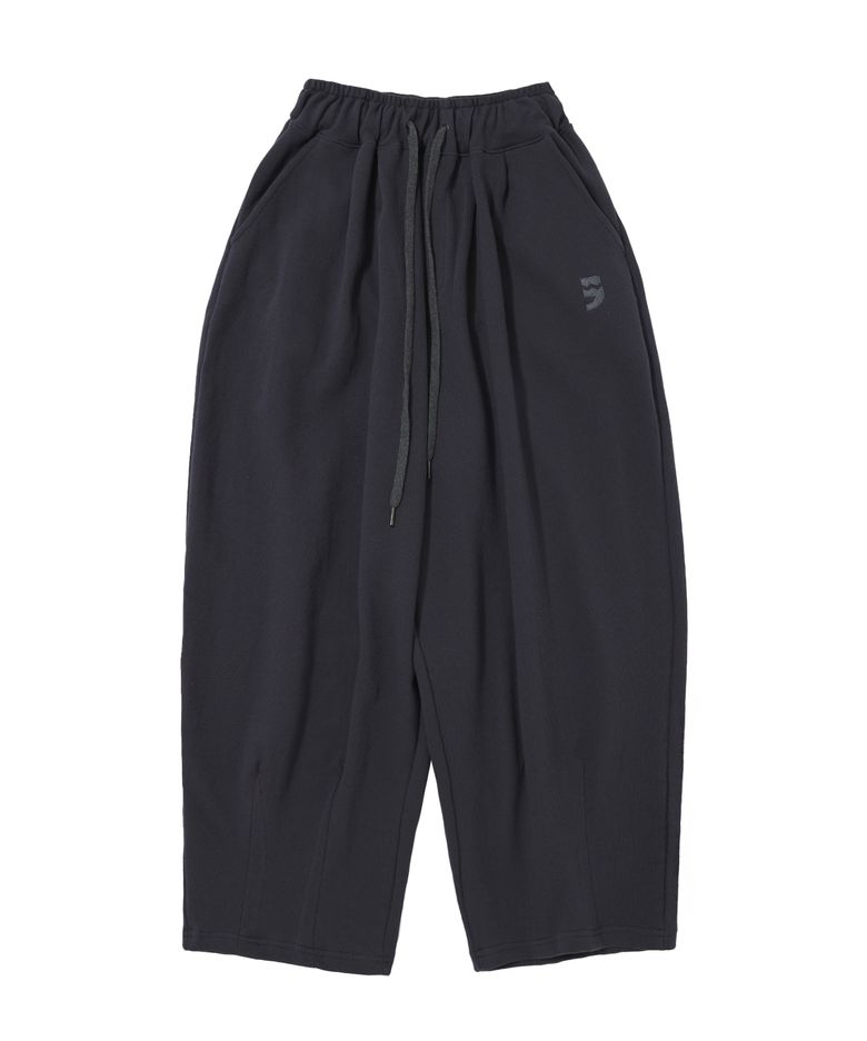 PIN-KNIT BALLOON PANTS (Charcoal)