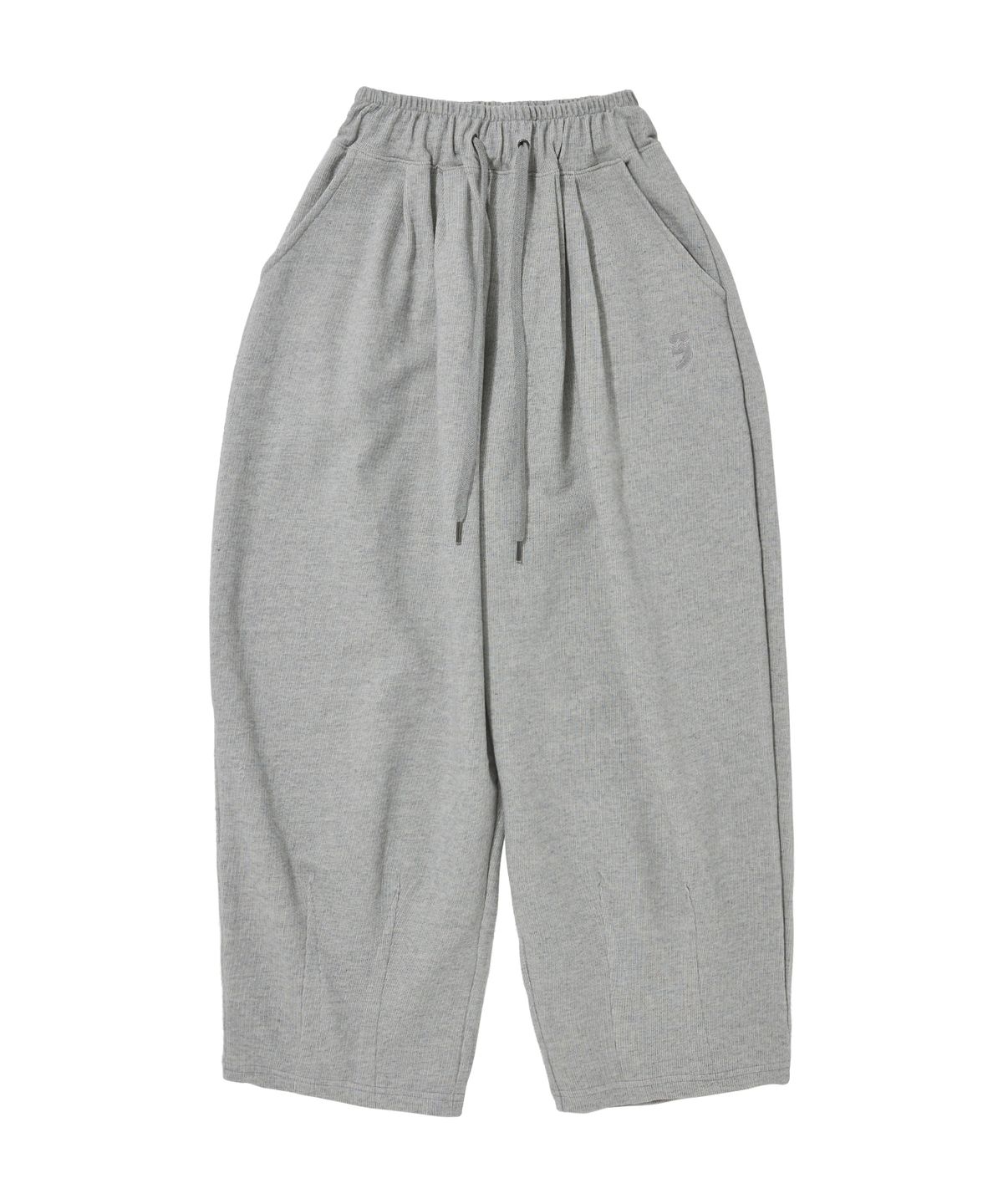 어낫띵(A NOTHING) PIN-KNIT BALLOON PANTS (Gray)