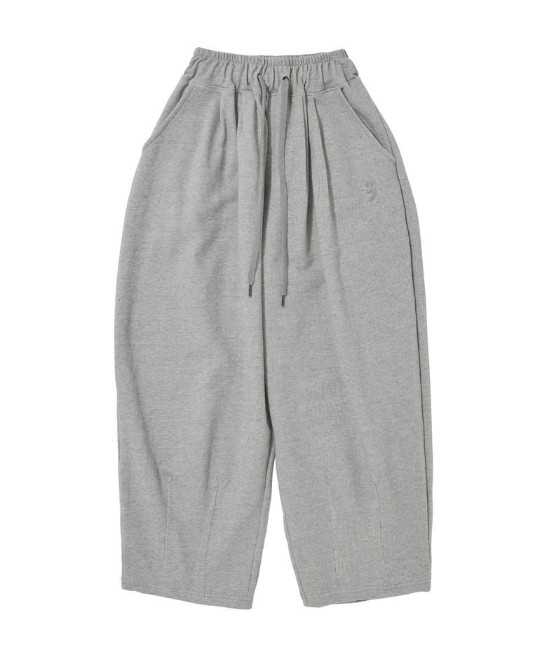 PIN-KNIT BALLOON PANTS (Gray)
