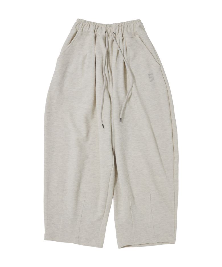 PIN-KNIT BALLOON PANTS (Oatmeal)