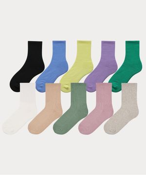 [6PACK] 여자 스포츠 쿠션 크루삭스 10 COLORS