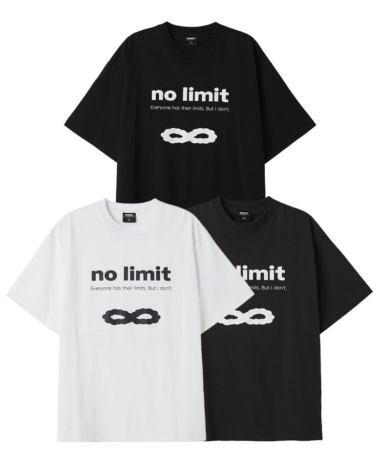 [2PACK] No Limit 오버 반팔 (3COLOR)
