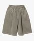 Deep One Tuck Pigment Sweat Shorts [Khaki]