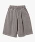 Deep One Tuck Pigment Sweat Shorts [Cement]
