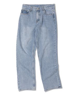 SEMI WIDE DENIM PANTS_LIGHT INDIGO