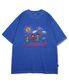 동네친구들 피그먼트 오버핏 반팔티셔츠 블루