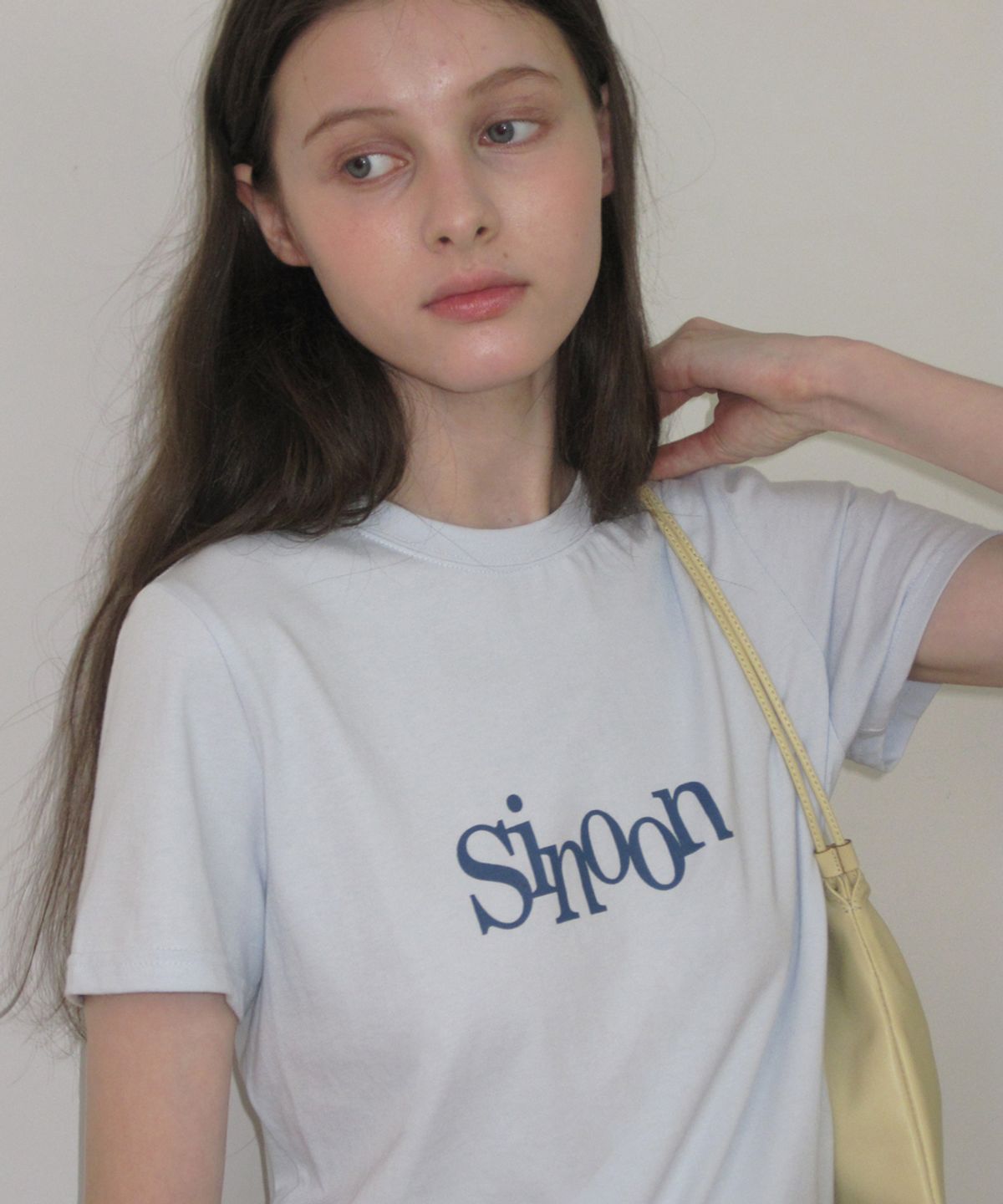 시눈(SINOON) Sinoon Signature Logo T-Shirts (Sky Blue)