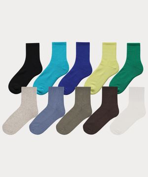 [6PACK] 남자 스포츠 쿠션 미들삭스 10 COLORS