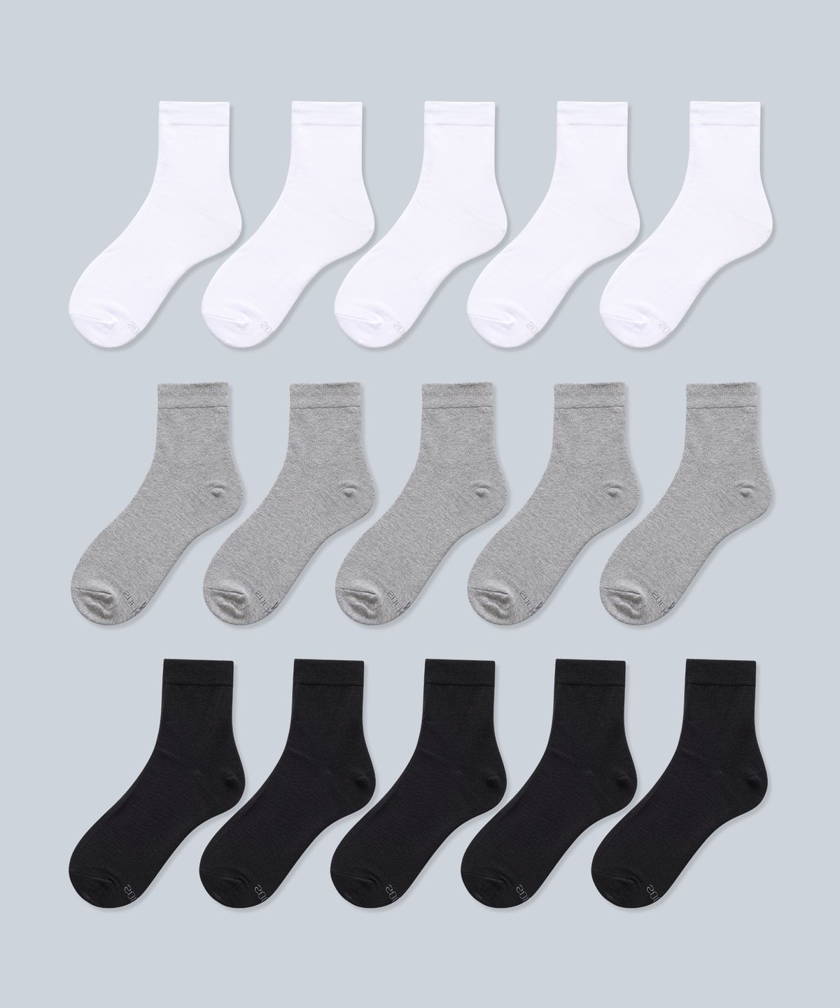 스튜디오 싹스탑(STUDIO SOCKSTOP) [8PACK] 남자 베이직 미들삭스 3 COLORS