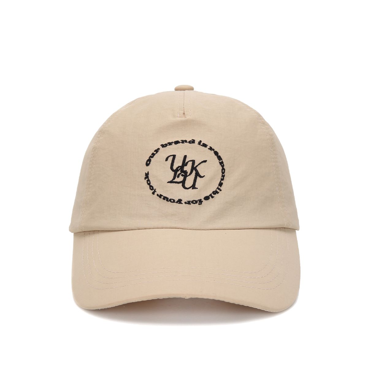유룩(ULUK) 루시다C 자수 나일론 볼캡_Beige