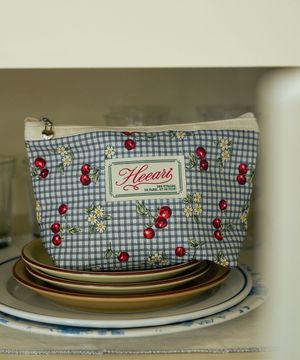 보야주 코튼 파우치_체리